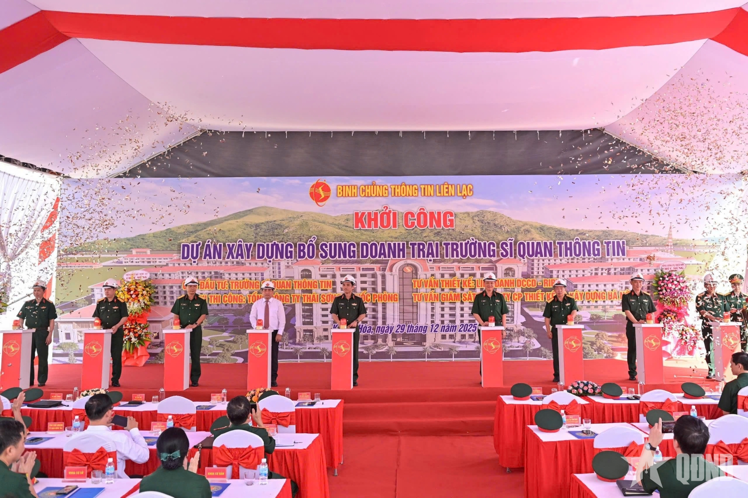 Xây dựng doanh trại Trường Sĩ quan Thông tin chính quy, thông minh, hiện đại